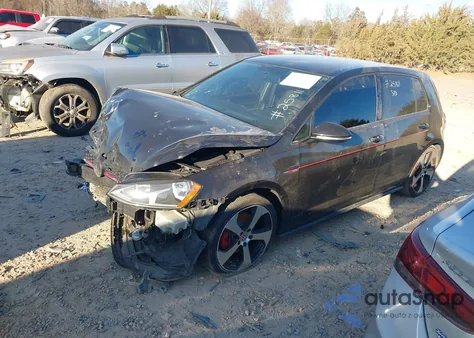 2015 Volkswagen Golf Gti 2.0T S 4-Door z USA, uszkodzony, nr VIN 3VW5T7AU3FM017272